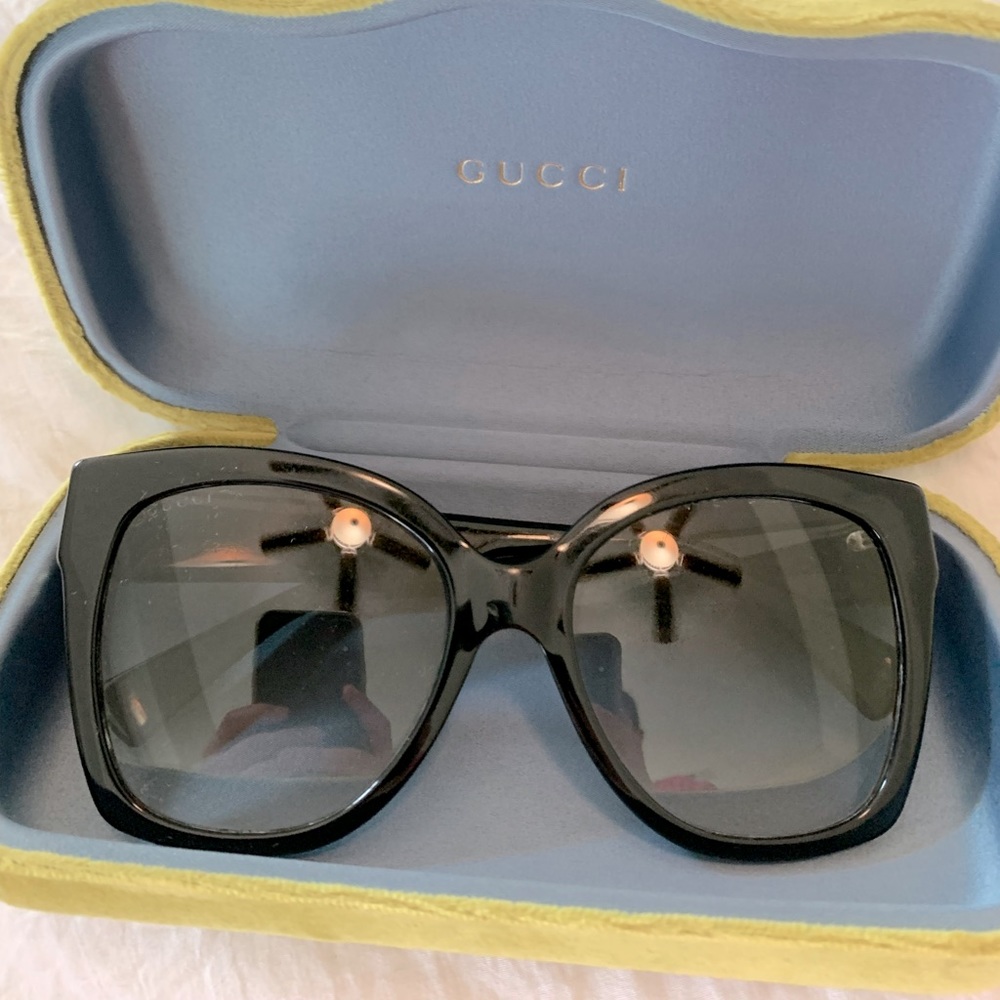 Gucci OS Rectangle Sunglasses
